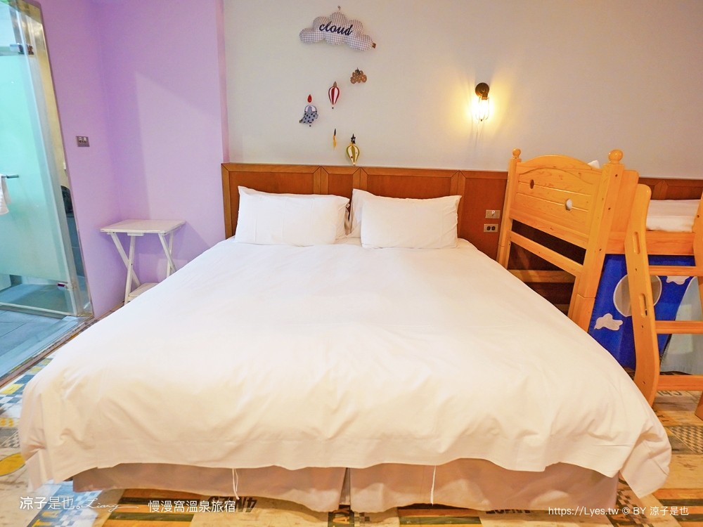 慢漫窩溫泉旅宿 宜蘭礁溪親子飯店 溜滑梯房型 獨立泡湯池 露天溫泉 CP值