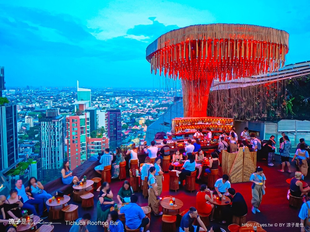 水母酒吧 水母酒吧 Tichuca Rooftop Bar 泰國曼谷 高空酒吧 推薦 網美 T-One大樓 景點 Thong Lor站 泰國曼谷 高空酒吧 推薦 網美 tone大樓 景點 thong lor站