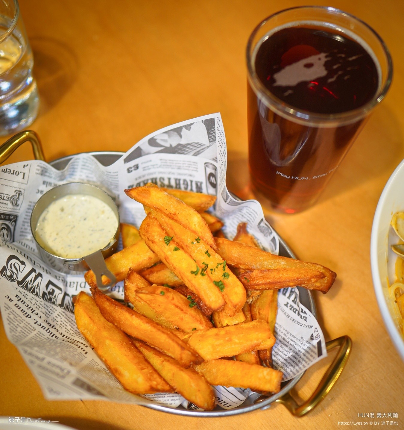 HUN混 義大利麵 台中美食 大里美食 HUN混大里店 平價義大利麵 橘醬