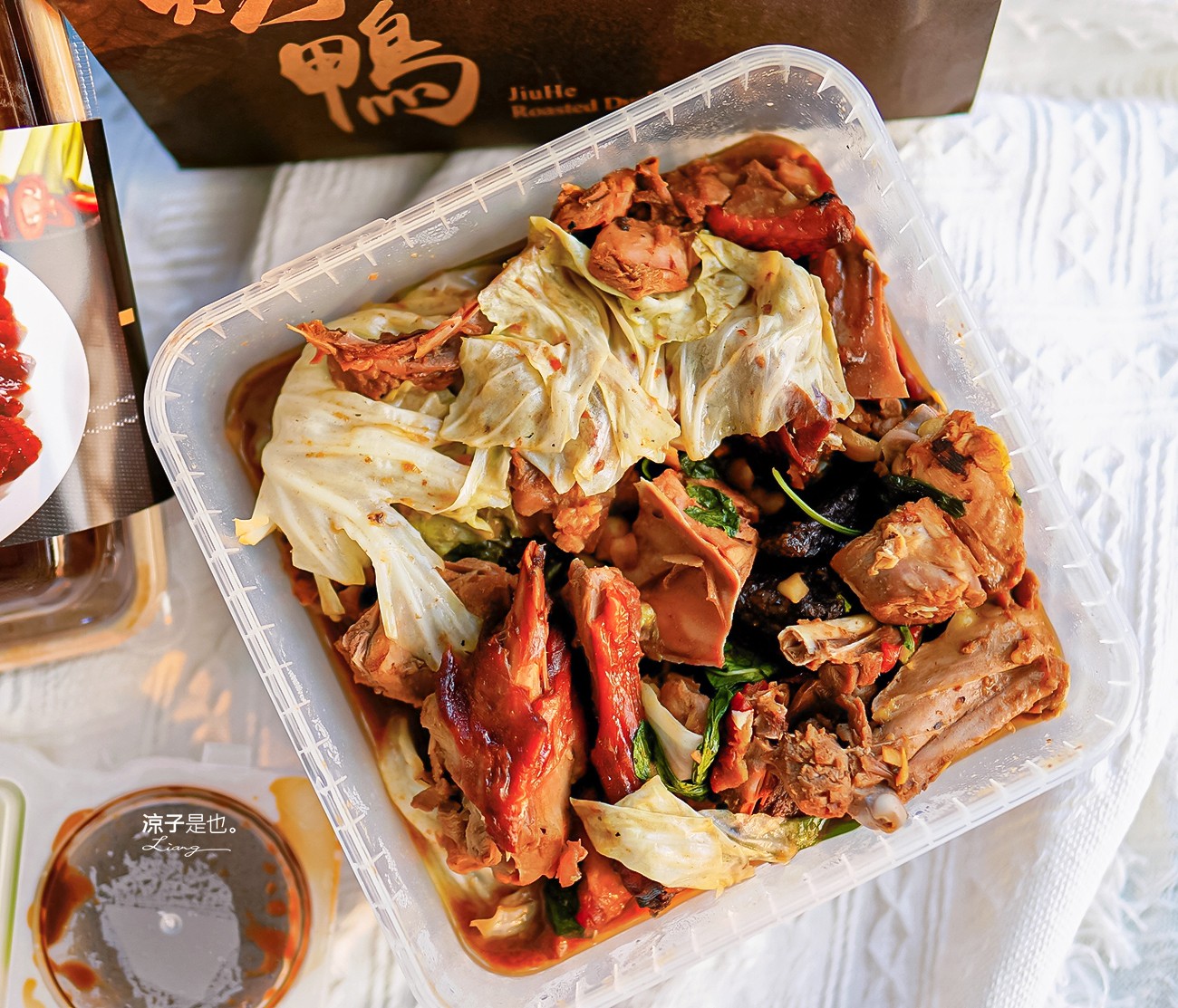 九合脆皮烤鴨 埔里 炒鴨架 高麗菜 片鴨 酸白菜鴨湯 南投外帶美食 露營野餐 旅遊美食推薦