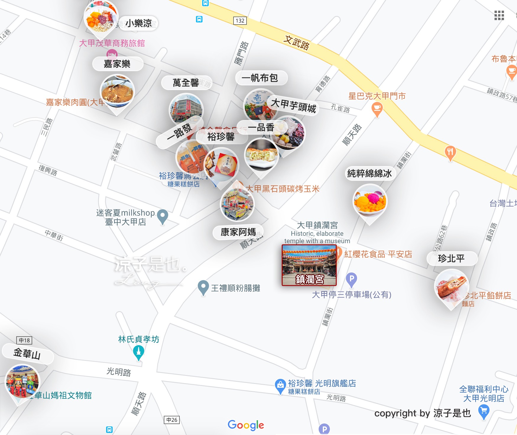 台中大甲-大甲鎮瀾宮12間人氣大甲美食+景點+伴手禮 快來大甲進香兼美食一日遊
