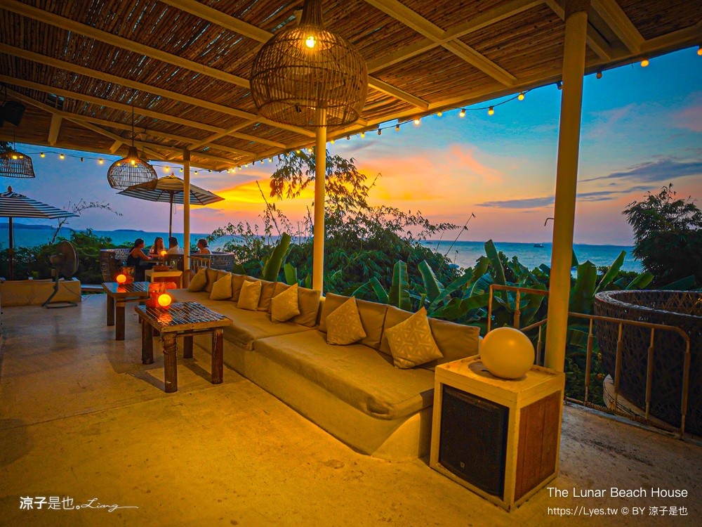 The Lunar Beach House 芭達雅海景餐廳 Pattaya 海景咖啡廳 芭達雅網美餐廳 泰國景觀餐廳