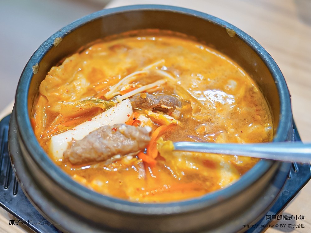 阿里郎韓式小館 菜單 台中科博館美食 平價韓式料理 石鍋拌飯 韓式煎餅 辣炒年糕