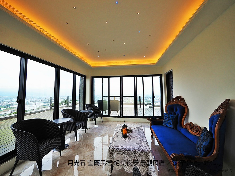 月光石 宜蘭民宿 絕美夜景 景觀民宿