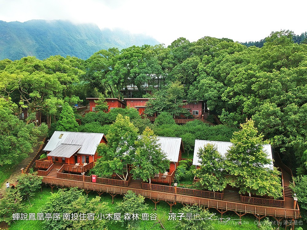蟬說鳳凰亭序 南投住宿 小木屋 森林 鹿谷