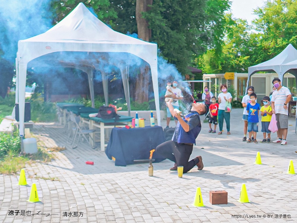 清水那方 彰化親子景點 氣墊兒童戲水池 沙坑 泡腳 餐廳 野餐 豪華懶人露營 溫泉泡湯