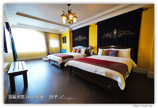 宜蘭民宿-橙堡-夢幻城堡風的宜蘭民宿(凡爾賽房型篇)