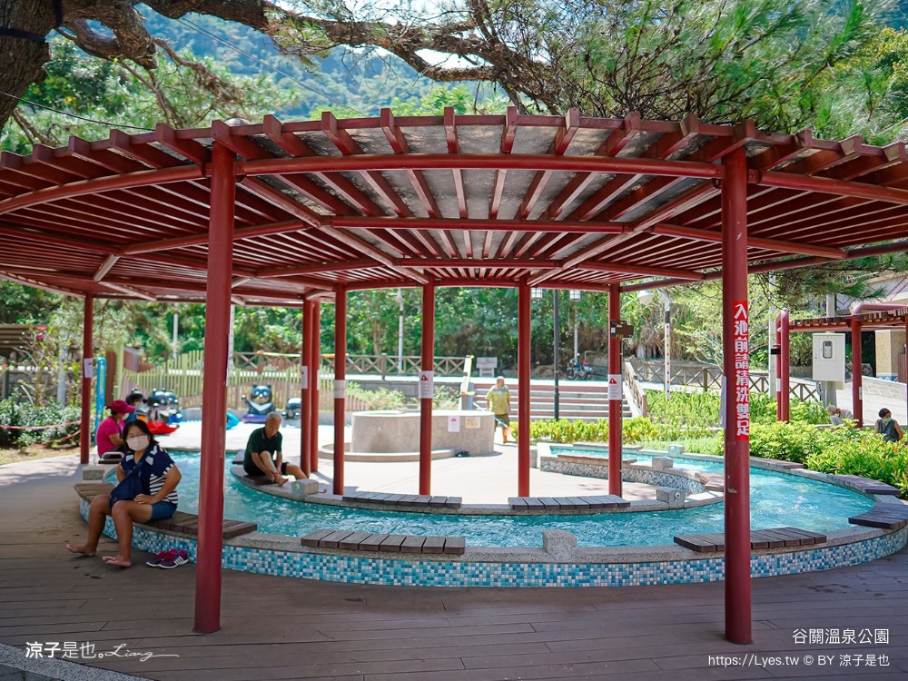 台中谷關景點 溫泉公園泡腳池 免費美人足湯 谷關溫泉廣場 谷關遊客中心