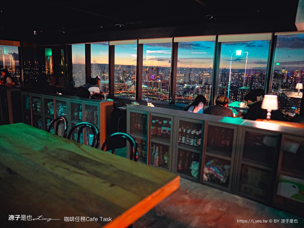 咖啡任務 菜單 CAFETASK 台中南區 台中夜景餐廳 高樓咖啡館 全新景觀沙發區 高空咖啡景觀餐廳