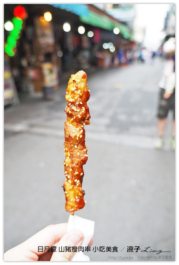 日月潭 山豬瘦肉串 小吃美食 - 涼子是也 blog