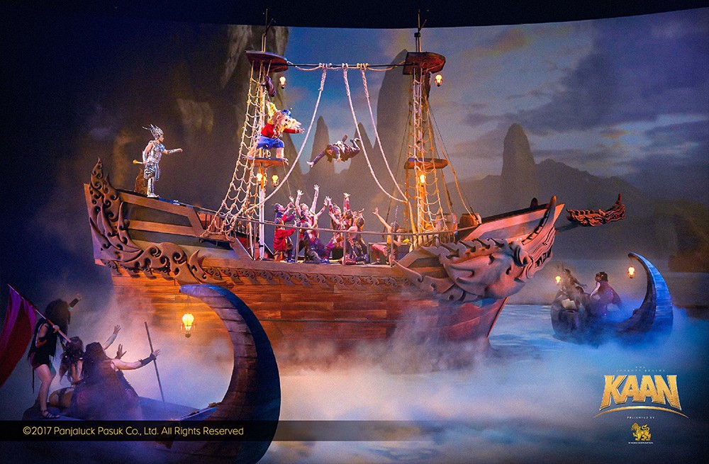 泰國-KAAN SHOW PATTAYA 芭達雅親子景點 結合4D投影、舞台、雜技的奇幻表演秀