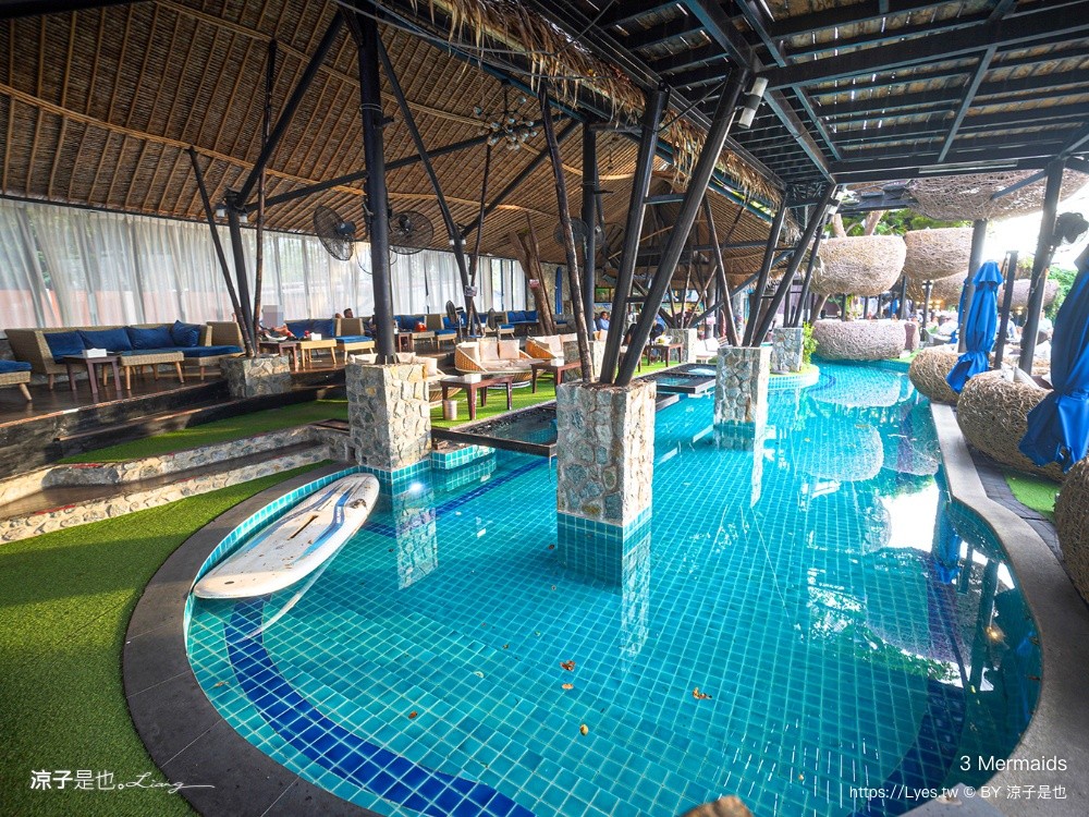 3 Mermaids 美人魚餐廳 芭達雅 Pattaya cafe 鳥巢餐廳 海景餐廳