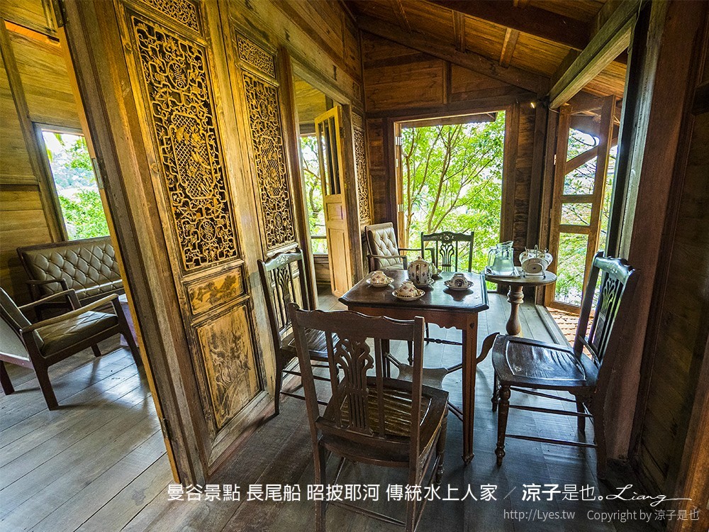 曼谷景點 長尾船 昭披耶河 傳統水上人家