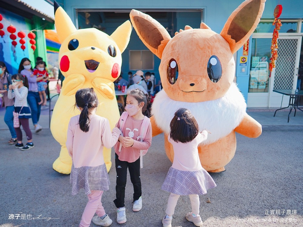 正實親子農場 門票 彰化 親子景點 撿雞蛋 氣墊樂園 溜滑梯 免費 餵小動物體驗 沙坑