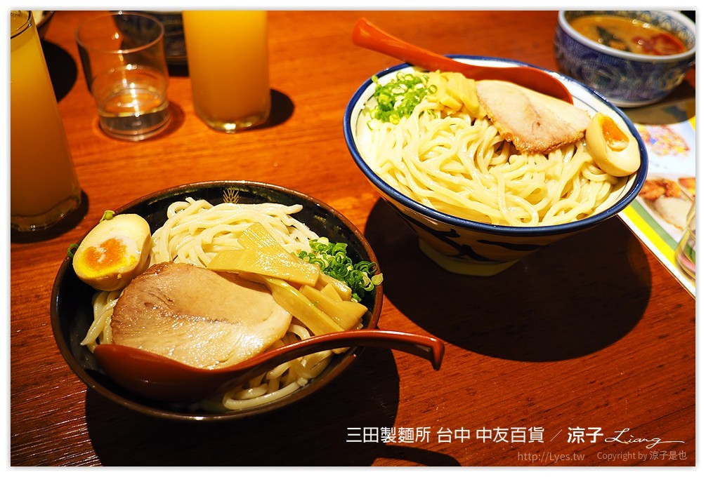 台中-三田製麵所 中友百貨地下美食街的Q彈日本沾麵
