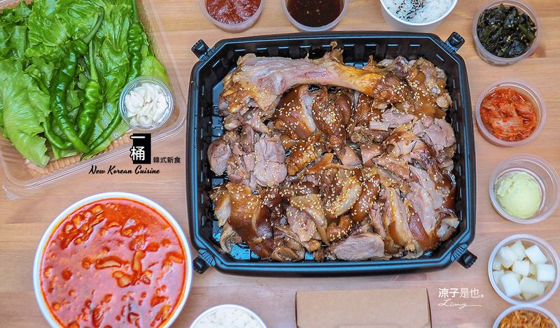 【台中】一桶韓式新食(附外帶菜單) 韓式燒肉美食 香辣豬蹄套餐份量十足！豆腐鍋、拳頭飯好吃