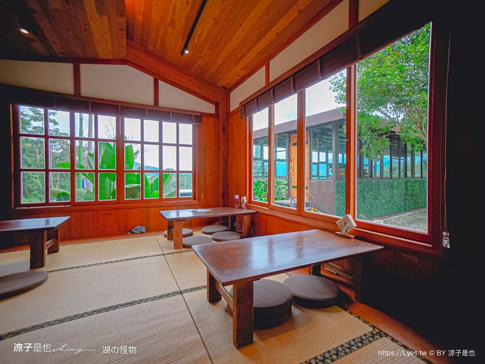 日月潭 湖の怪物 咖啡 湖的怪物菜單 南投魚池 紅龜粿 日式景觀餐廳 訂位 預約 電話