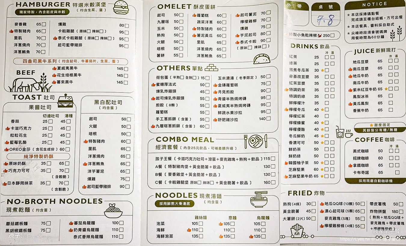 晨家早午餐 台中美食 台中早午餐 北屯早餐 月見煎餃