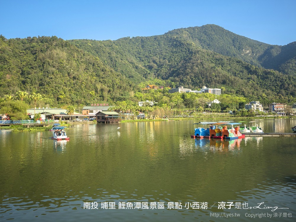 南投 埔里 鯉魚潭風景區 景點 小西湖