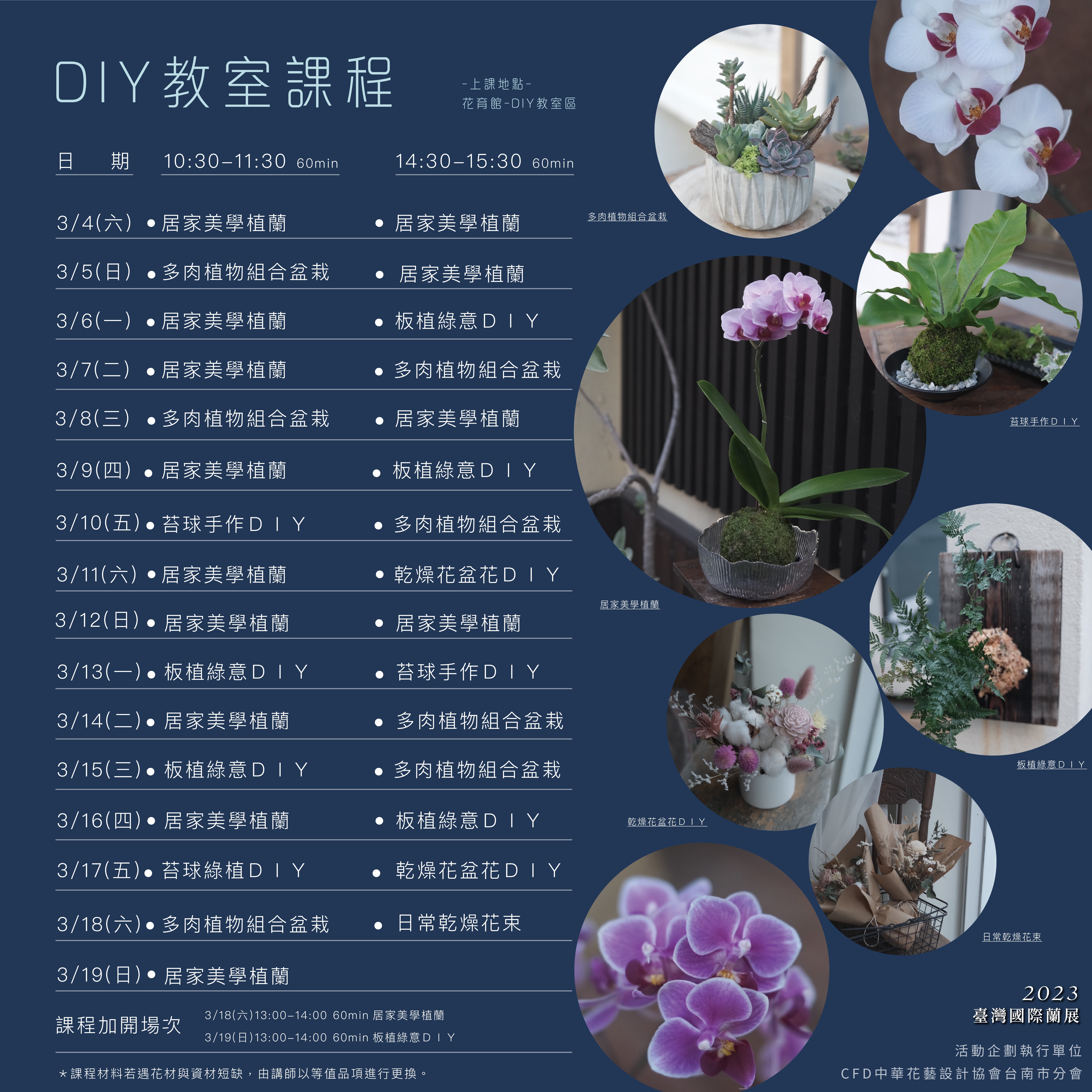 台灣國際蘭展 門票 2023時間 台南景點 魔境 恐龍 親子DIY 必看亮點 台南限定蘭花