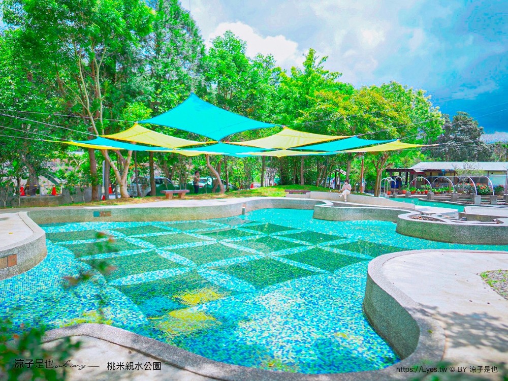 桃米親水公園 南投埔里景點 免門票戲水池 親子玩水景點 山系親水公園