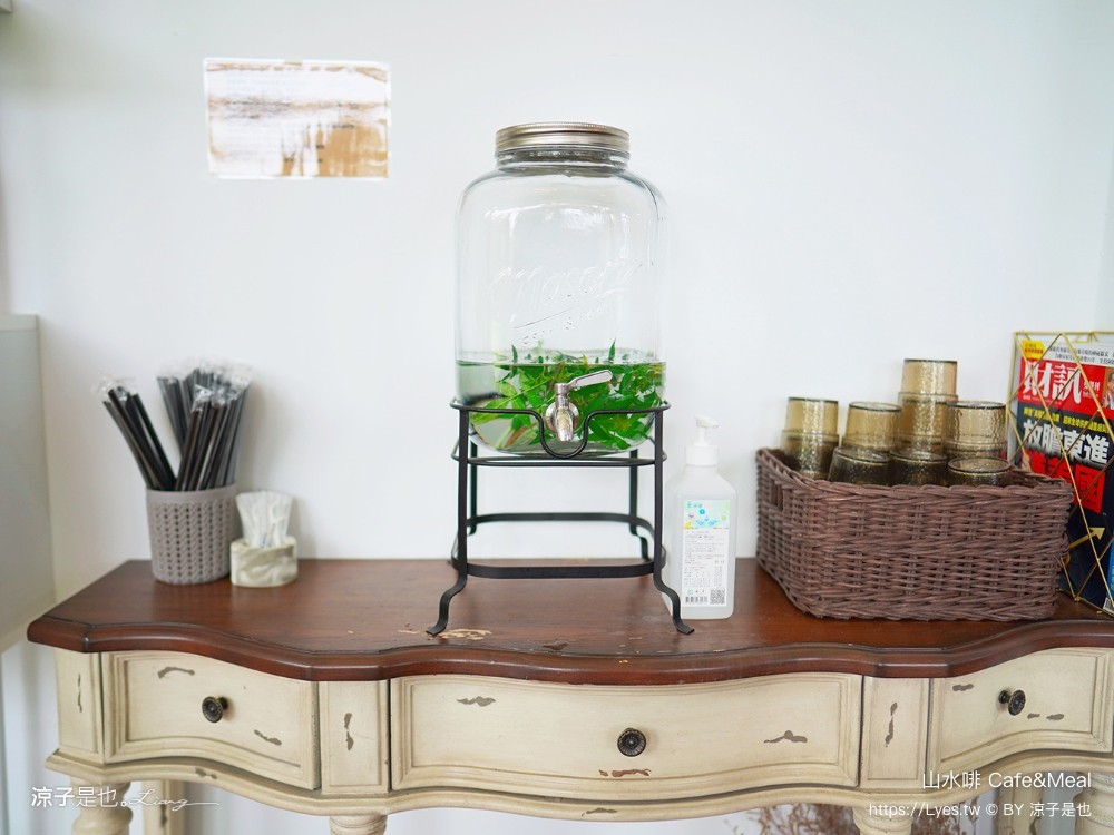 山水啡 菜單 台中新社餐廳 庭院景觀咖啡館 輕食 簡餐 咖啡館 下午茶 寵物友善