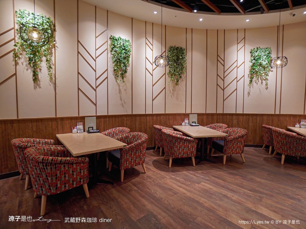 武藏野森珈琲diner 菜單 台中 lalaport 美食 台中車站早午餐 日本咖啡廳 森林系