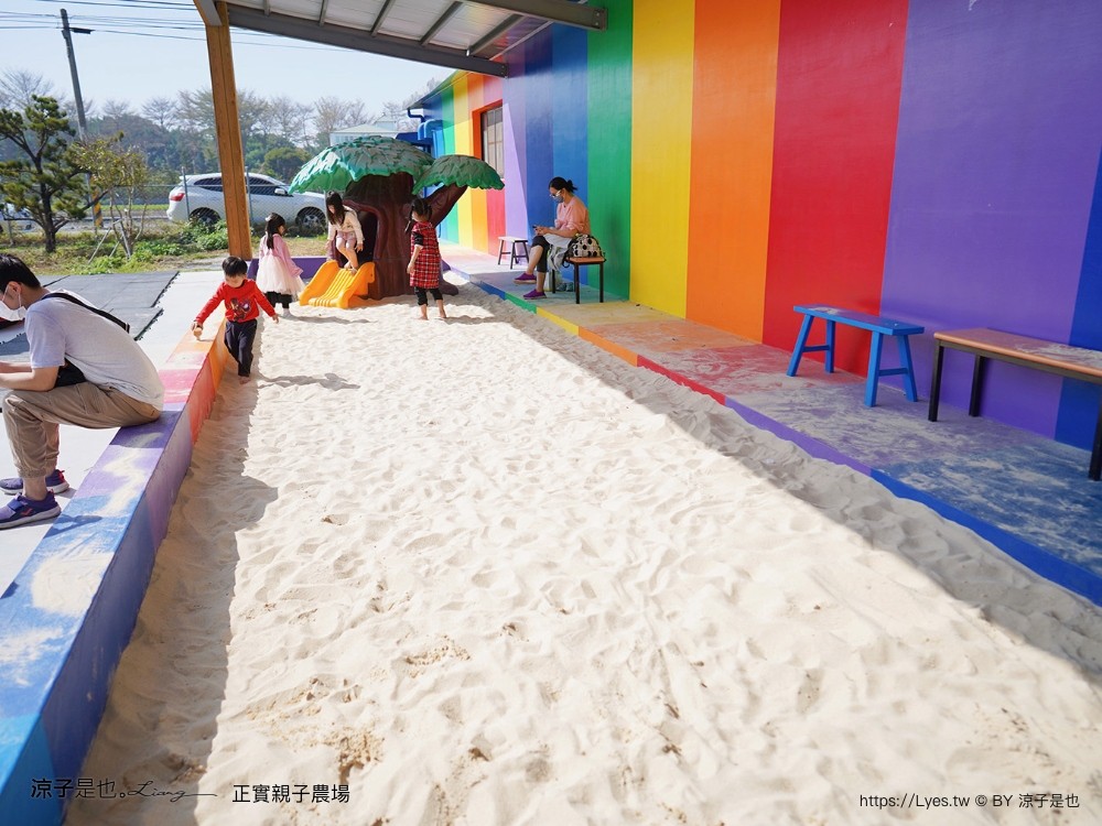 正實親子農場 門票 彰化 親子景點 撿雞蛋 氣墊樂園 溜滑梯 免費 餵小動物體驗 沙坑