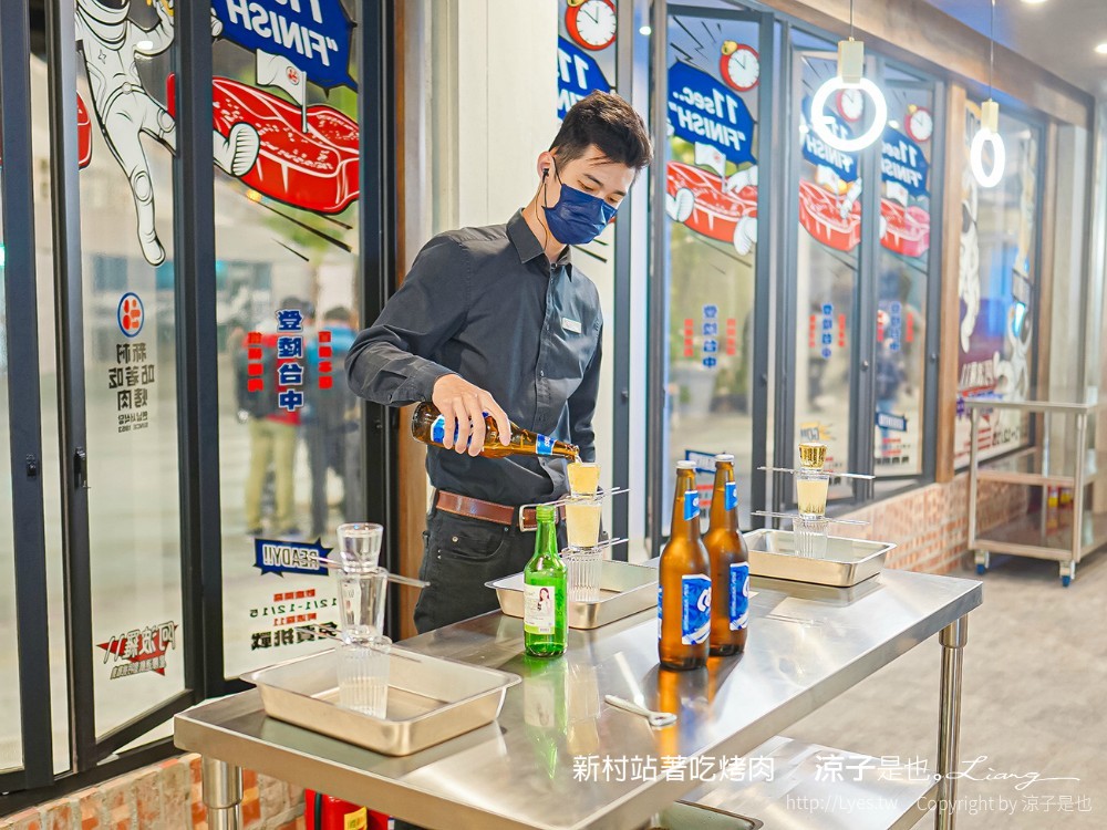 新村站著吃烤肉 台中2号店 PARK2草悟廣場美食 韓國首爾60年排隊老店 台中韓式烤肉