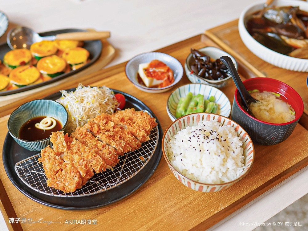 明食堂 日式定食 日式便當 老滷虱目魚肚 炸豬排 akira
