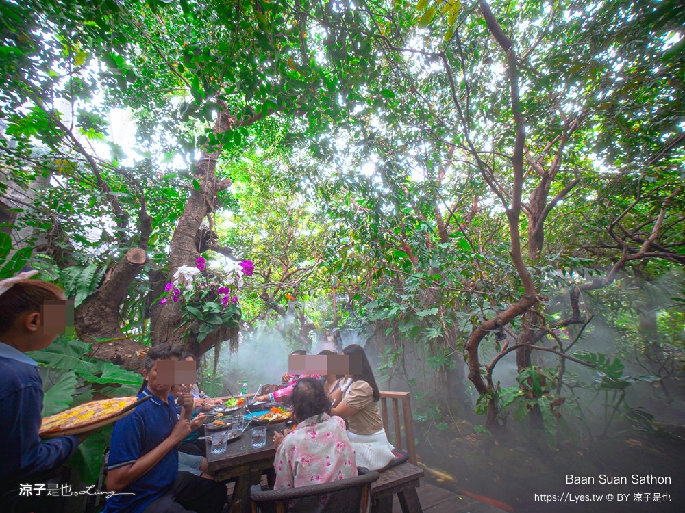 Baan Suan Sathon 泰國曼谷 森林系餐廳 推薦 泰式料理 網美風 交通 下午茶
