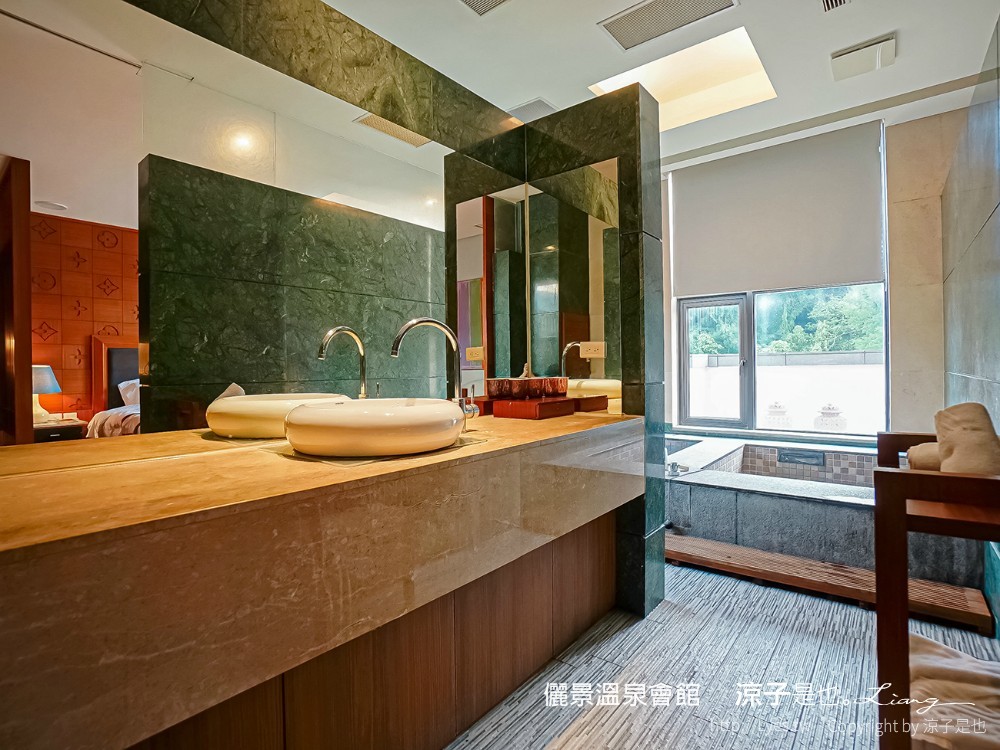 儷景溫泉會館 台南關子嶺溫泉飯店 泥漿溫泉住宿 尊榮館雙人房 戶外溫泉設施