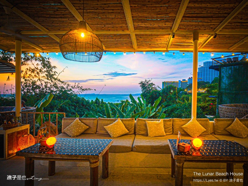 The Lunar Beach House 芭達雅海景餐廳 Pattaya 海景咖啡廳 芭達雅網美餐廳 泰國景觀餐廳