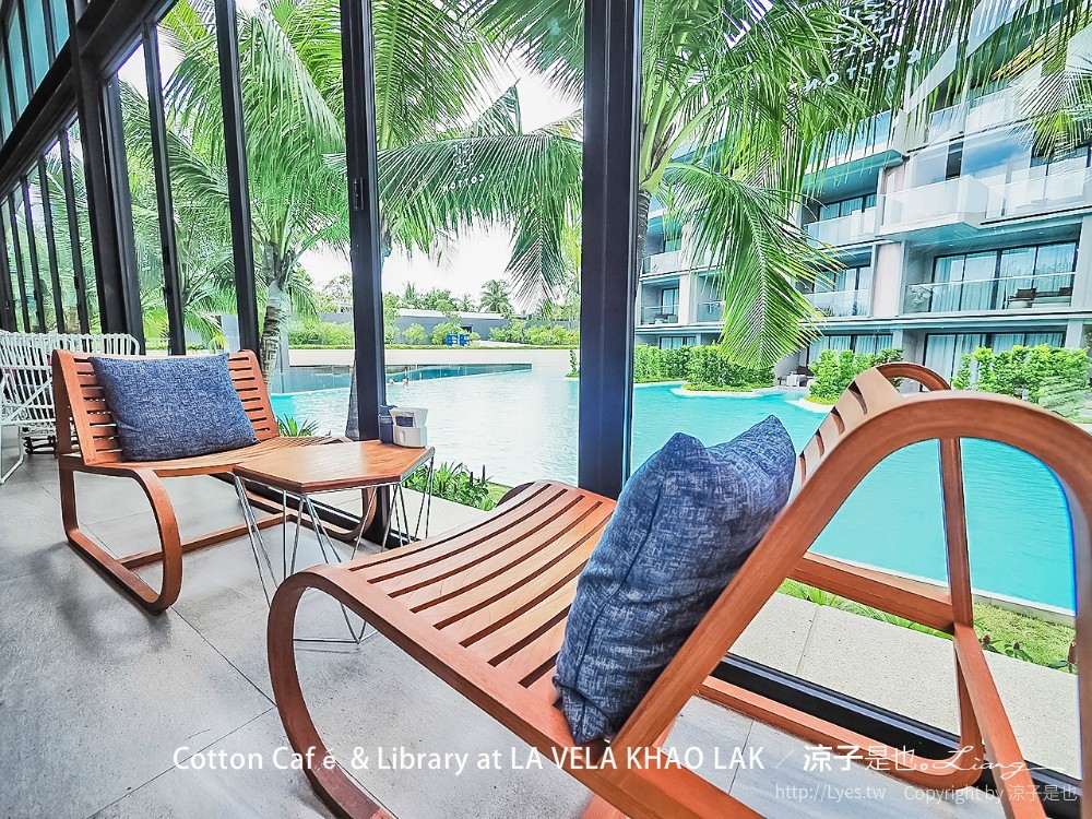 cotton café library la vela khao lak