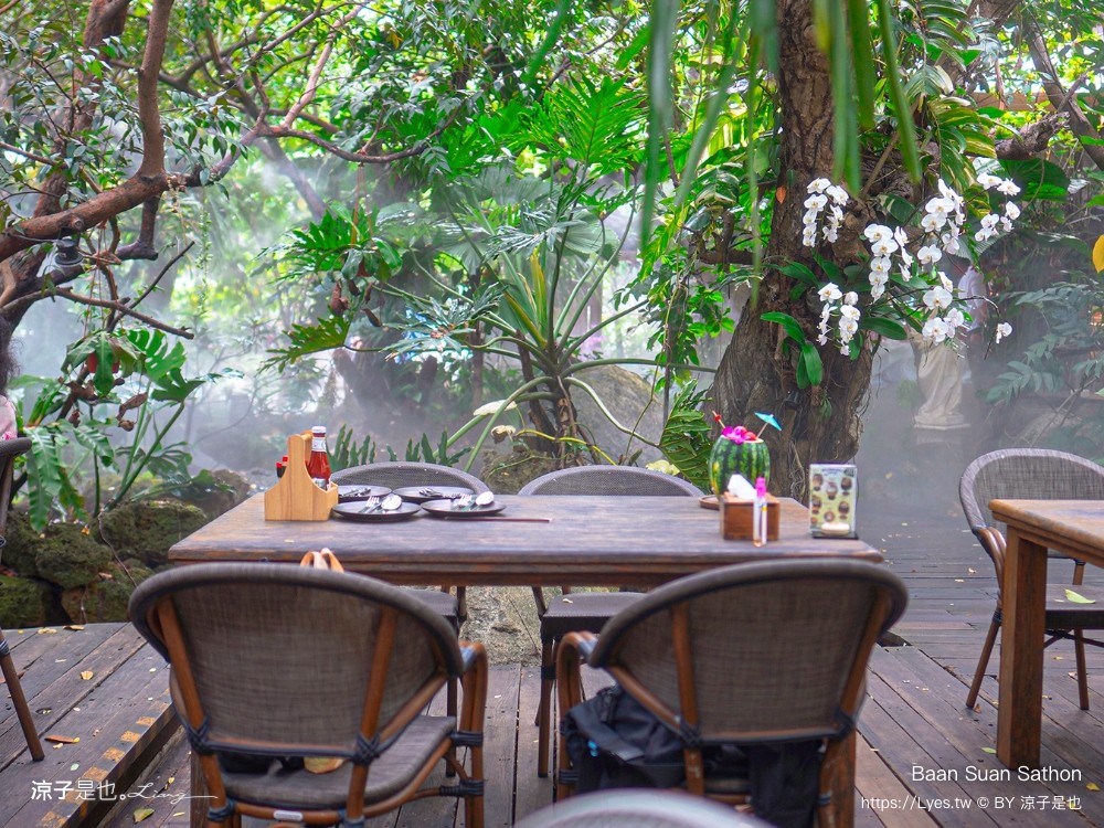 Baan Suan Sathon 泰國曼谷 森林系餐廳 推薦 泰式料理 網美風 交通 下午茶