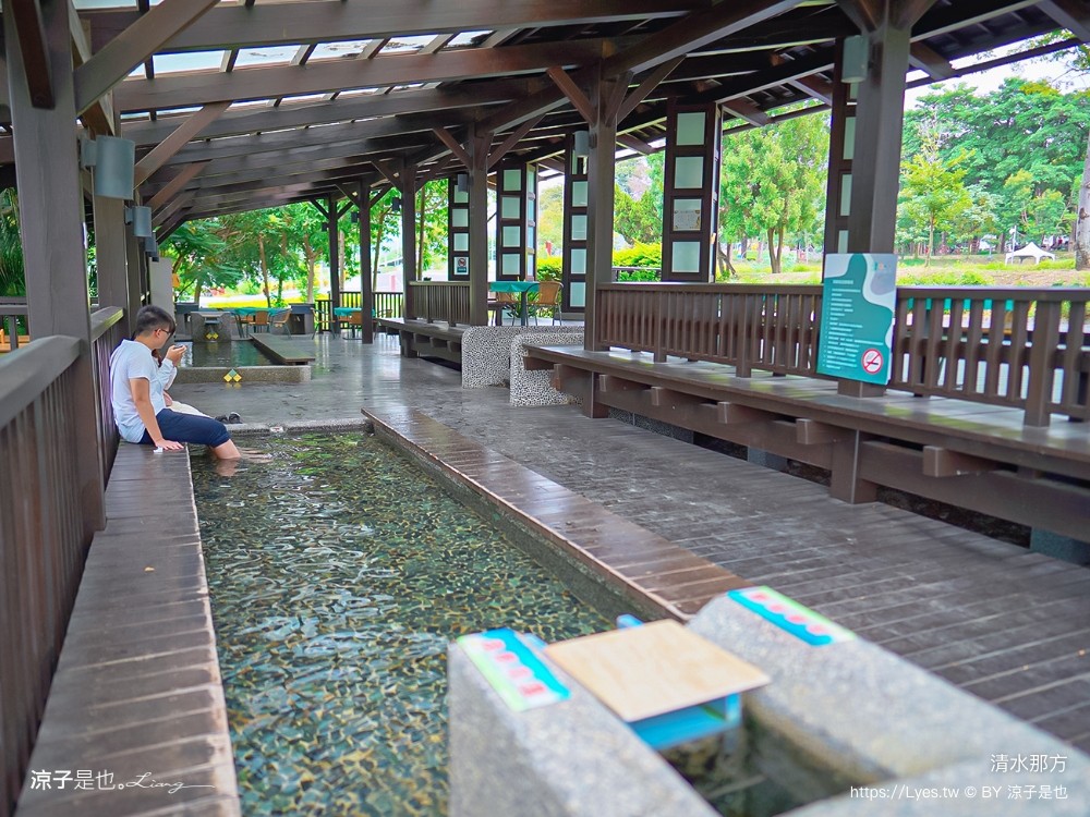 清水那方 彰化親子景點 氣墊兒童戲水池 沙坑 泡腳 餐廳 野餐 豪華懶人露營 溫泉泡湯