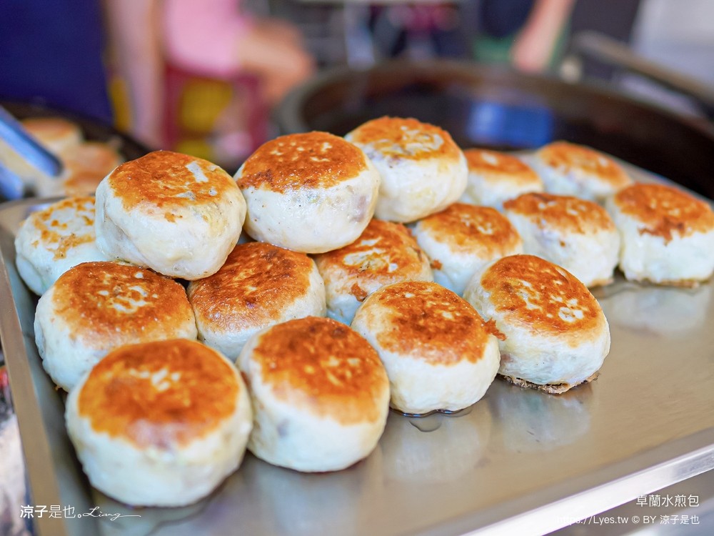 卓蘭水煎包 苗栗卓蘭美食小吃 高麗菜 韭菜 素食水煎包 食尚玩家推薦