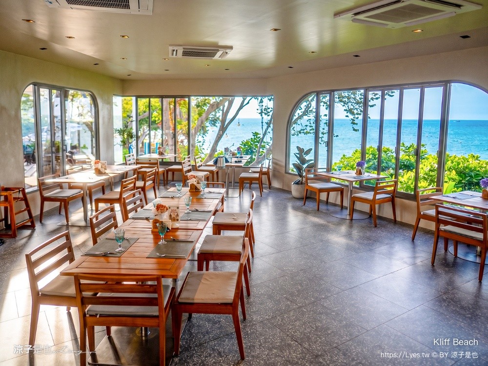 Kliff Beach 芭達雅海景餐廳 芭達雅景觀餐廳 Pattaya Beach Club 海景咖啡館 海景餐酒館