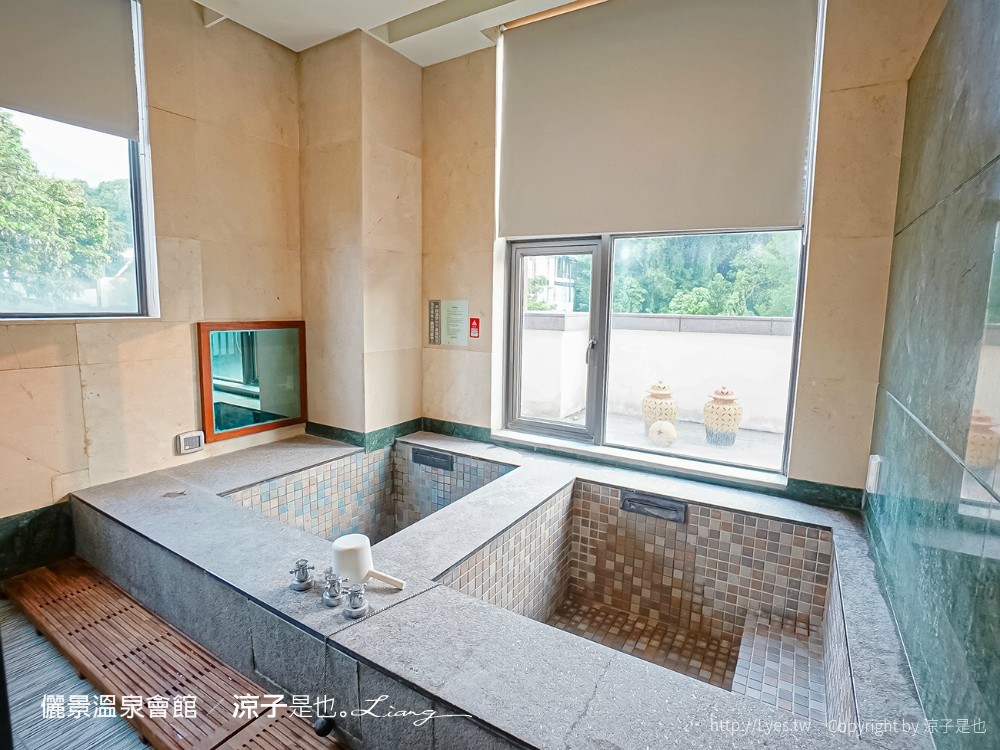 儷景溫泉會館 台南關子嶺溫泉飯店 泥漿溫泉住宿 尊榮館雙人房 戶外溫泉設施
