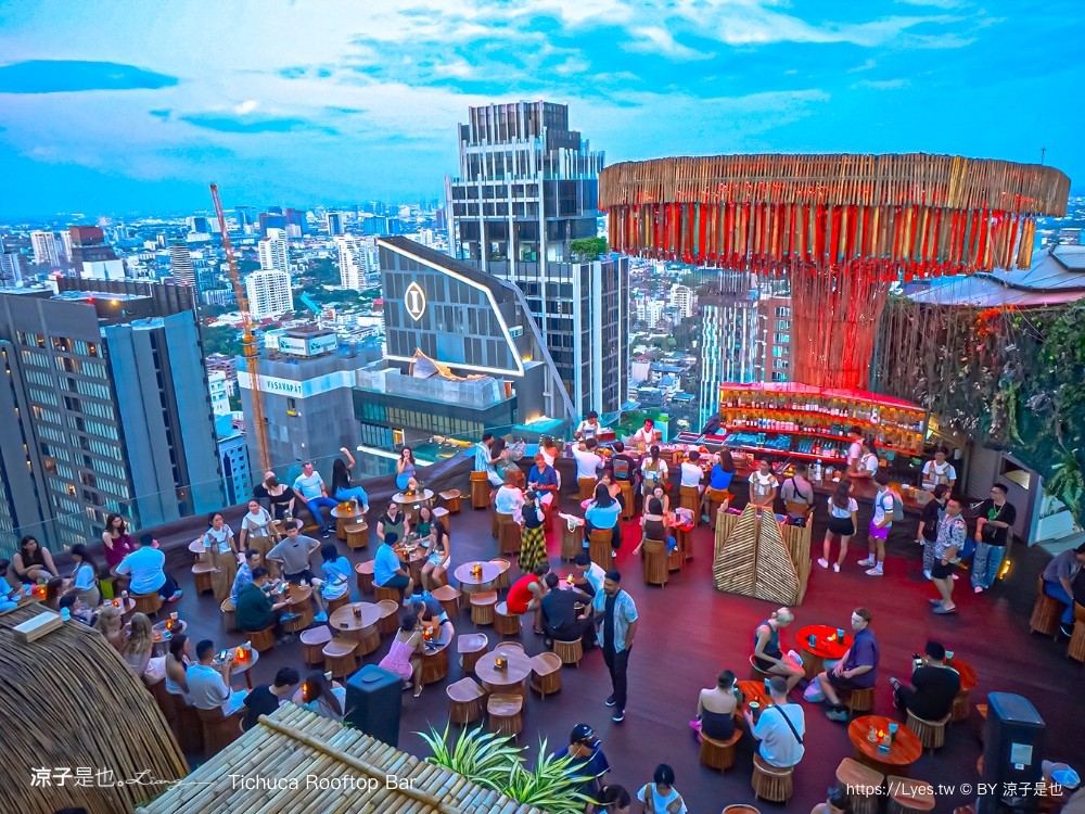 水母酒吧 水母酒吧 Tichuca Rooftop Bar 泰國曼谷 高空酒吧 推薦 網美 T-One大樓 景點 Thong Lor站 泰國曼谷 高空酒吧 推薦 網美 tone大樓 景點 thong lor站