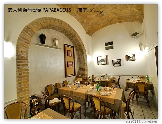 義大利蜜月-羅馬中式料理周老爹Mr.Chow & 羅馬米其林推薦餐PAPABACCUS-Day9義大利餐廳