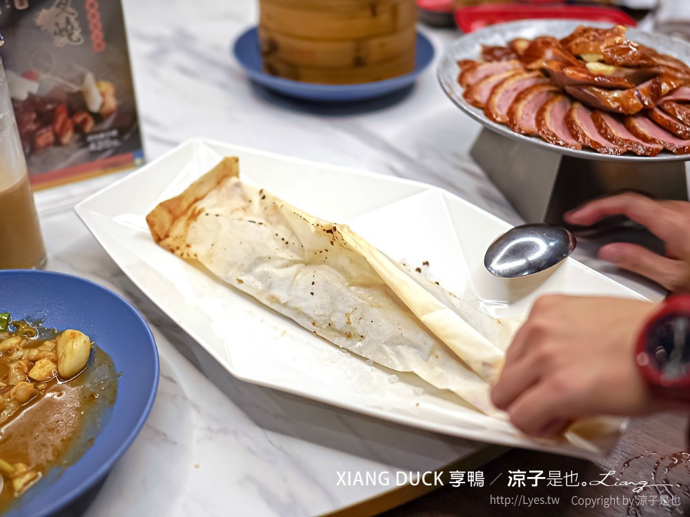 xiang duck 享鴨 菜單 台中 王品集團 一鴨三吃 桌邊片鴨 烤鴨 中式合菜 聚餐