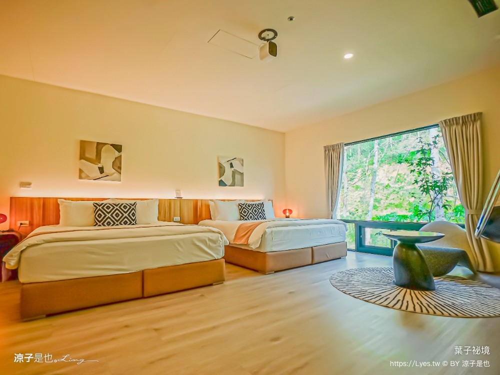 葉子祕境 南投埔里民宿 森林住宿 豪華懶人 netflix disney 日月潭 早餐 晚餐