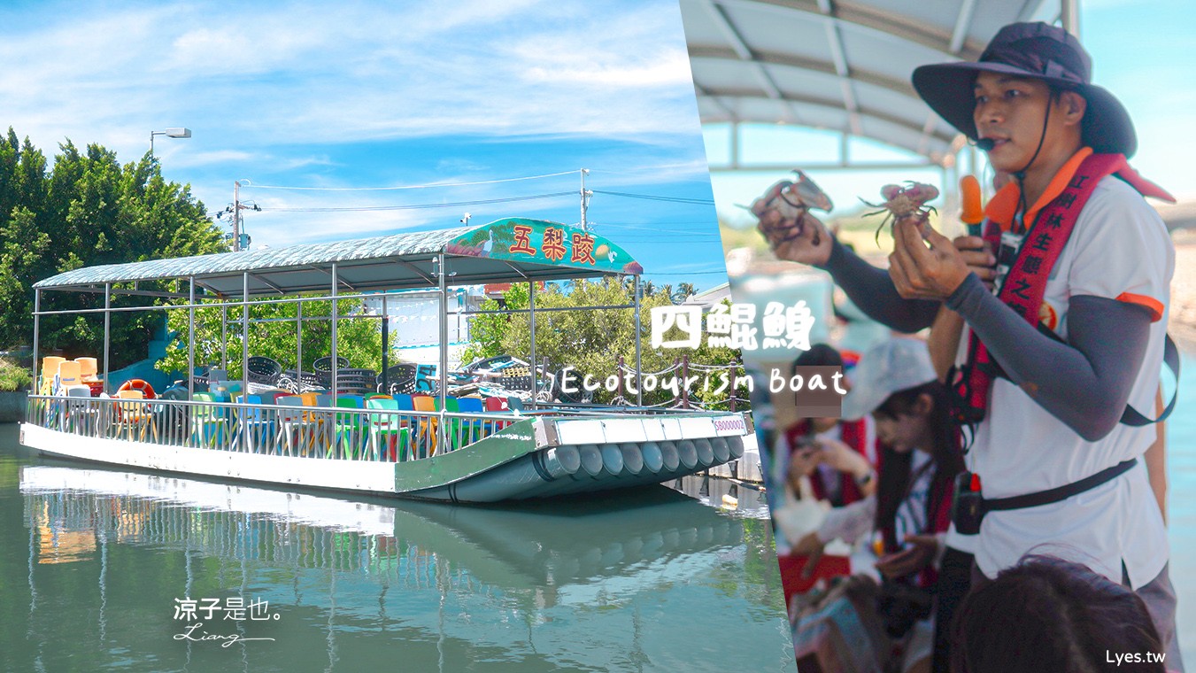 四鯤鯓鯤鯓湖紅樹林生態觀光船 台南親子景點 台南紅樹林 台南新景點 台南一日遊 生態旅遊 蚵殼diy體驗 導覽觀光船