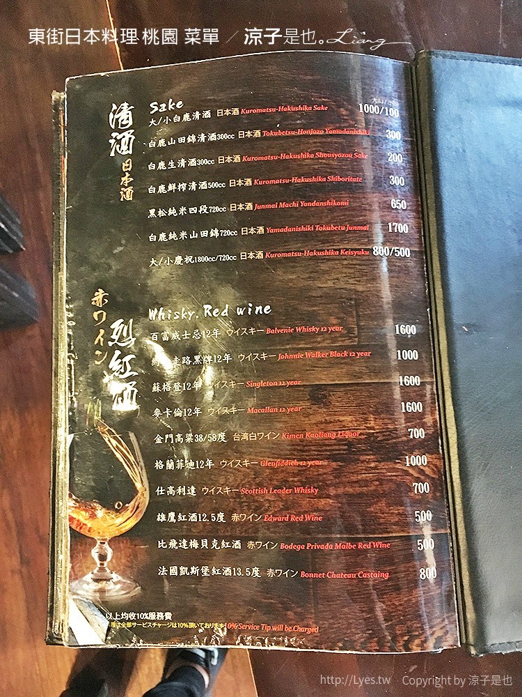 東街日本料理 桃園 菜單