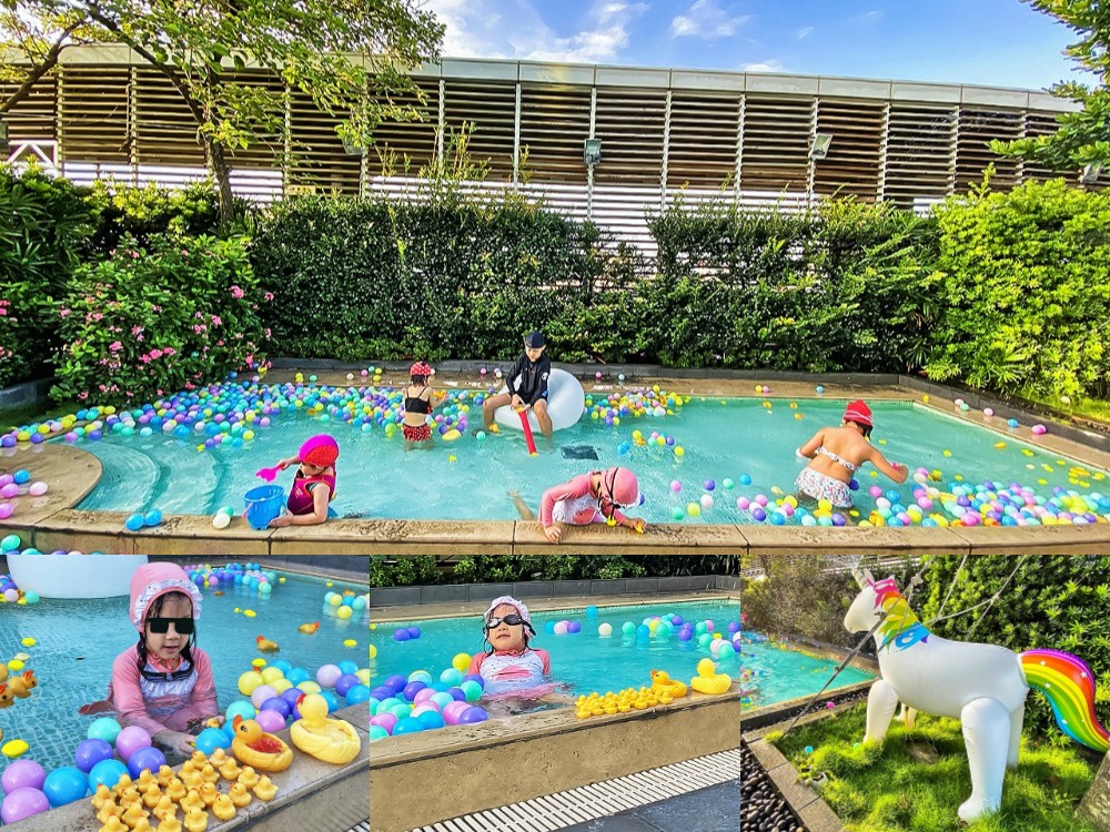 台南住宿-香格里拉 台南遠東國際大飯店(房型&游泳池環境篇) 兒童池遊戲區好放電 還能健身做SPA