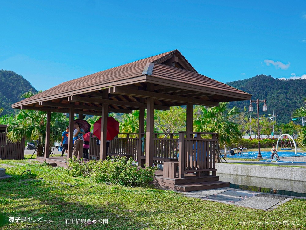 福興溫泉區親子共融公園 埔里 日式溫泉公園 南投景點 溫泉主題 埔里親子公園 泡腳池 攀爬網 沙坑 親子景點