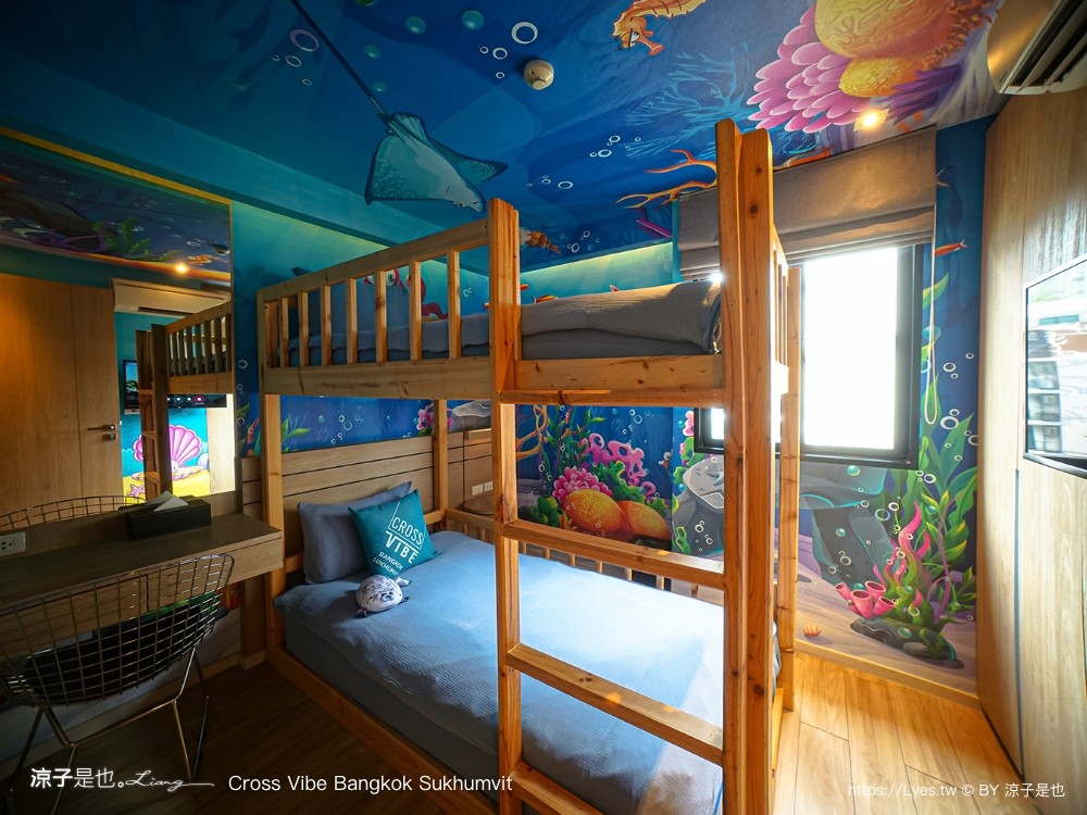 曼谷住宿 泰國飯店 cross vibe bangkok sukhumvit 四星級 親子飯店推薦 bts nut 公寓式旅店 房價 交通 素坤逸