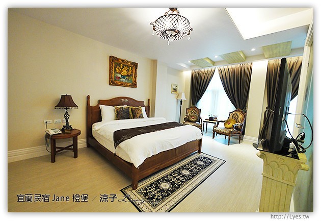 宜蘭民宿-橙堡-夢幻城堡風的宜蘭民宿(羅浮宮房型與早餐、下午茶篇)