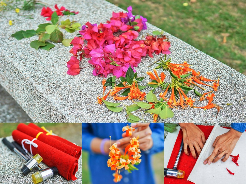 台中新社景點-布拉姆田莊 親子體驗活動 採枇杷、爆米花 DIY 、槌染、香菇娃娃體驗